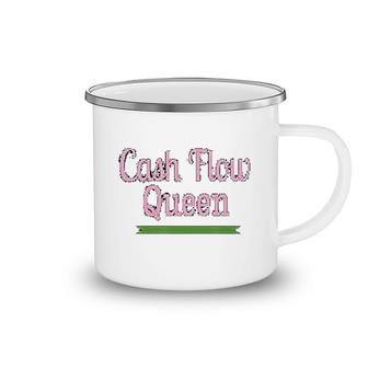 Cash Flow Queen Realtor Camping Mug | Mazezy