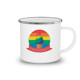 Choose Equality Custom Gift Camping Mug | Mazezy