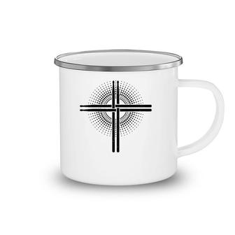 Christian Drummer Drum Sticks Cross Drumming For Jesus Camping Mug | Mazezy