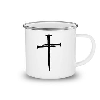 Christian Jesus Nail Cross Camping Mug