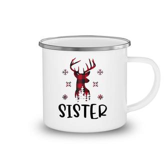 Christmas Family Clothing Deer Sister Raglan Baseball Tee Camping Mug | Mazezy