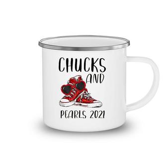 Chucks And Pearls 2021 Tee For Women Men & Kids Camping Mug | Mazezy