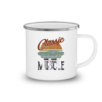Classic Muscle Car Camping Mug | Mazezy