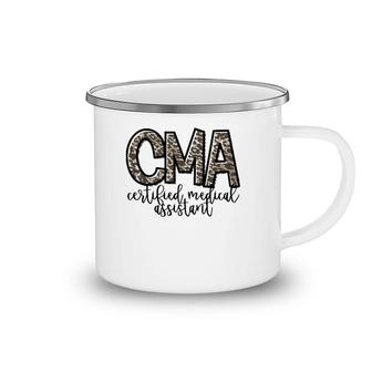 Cma Certified Medical Assistant Cute Nurse Camping Mug | Mazezy