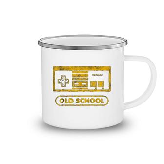Controller Old School Gold Graphic Camping Mug | Mazezy