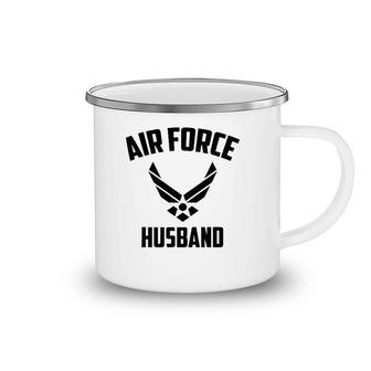 Cool Air Force Husband Gift Best Proud Military Men Camping Mug | Mazezy