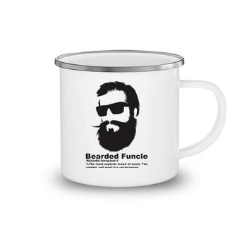 Cool Bearded Funcle - Birthday Gift My Fun Uncle Camping Mug | Mazezy