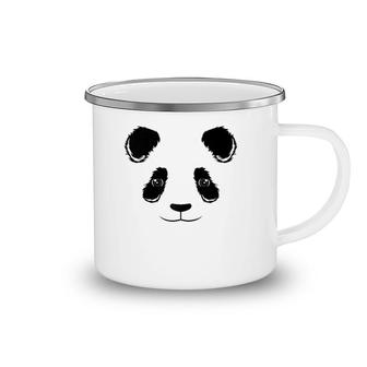 Cool Funny Panda Face Halloween Dress-Up Costume Gift Raglan Baseball Tee Camping Mug | Mazezy