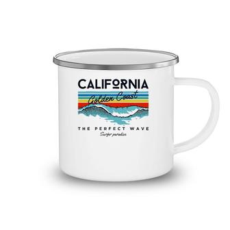 Cool Golden Coast California Dreaming, Los Angeles California Camping Mug | Mazezy