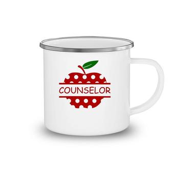 Counselor School Counselor Life Apple Camping Mug | Mazezy