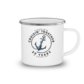 Couples Matching 20Th Anniversary Cruise Boat Anchor Camping Mug | Mazezy
