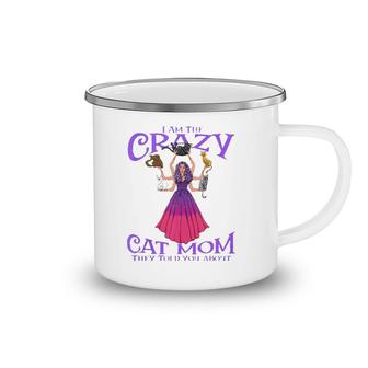 Crazy Cat Mom They Told You About Mystical Woman With Cats Camping Mug | Mazezy