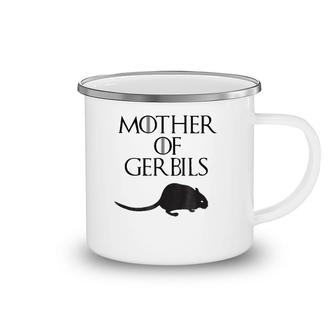 Cute & Unique Black Mother Of Gerbil E010426 Camping Mug | Mazezy