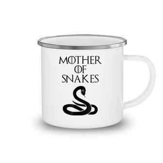 Cute & Unique Black Mother Of Snake E010507 Ver2 Camping Mug | Mazezy UK