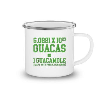 Cute Avocado Avogadros Number Guacamole Camping Mug | Mazezy