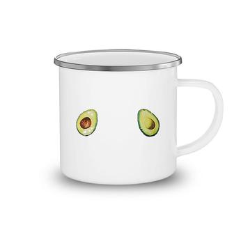 Cute Avocado Funny Gift Camping Mug | Mazezy