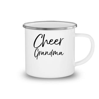 Cute Cheerleader Grandmother Gift For Women Cheer Grandma Camping Mug | Mazezy
