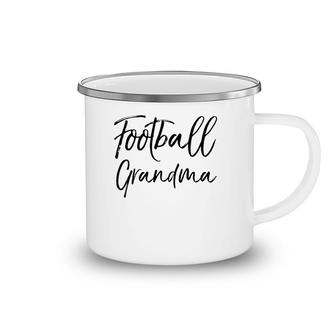 Cute Football Grandmother Gift For Women Football Grandma Camping Mug | Mazezy