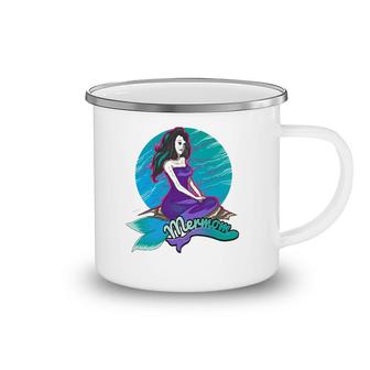 Cute Mermaid Mom For Stylist Women And Mothers Camping Mug | Mazezy