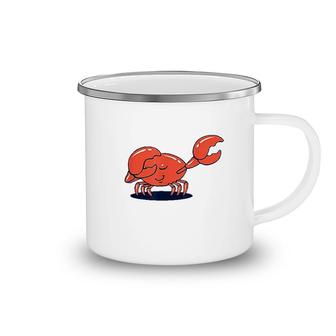 Dab Crab Dabbing Crab Cartoon Funny Camping Mug