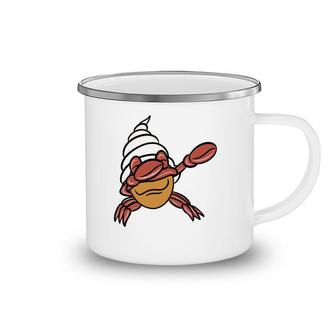 Dabbing Hermit Crab Dab Dance Funny Animal Camping Mug | Mazezy