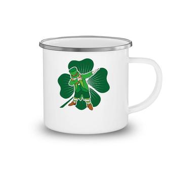 Dabbing Leprechaun Irish Dab St Patricks Day Tee Camping Mug | Mazezy
