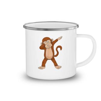 Dabbing Monkey Funny Dab Gift Camping Mug | Mazezy