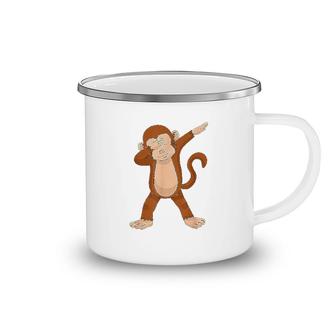 Dabbing Monkey Funny Dab Gift Camping Mug | Mazezy