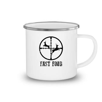 Deer Hunting Funny Hunter Fast Food Gift Camping Mug | Mazezy
