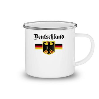 Deutschland Flag Of German Eagle Germany German Camping Mug | Mazezy