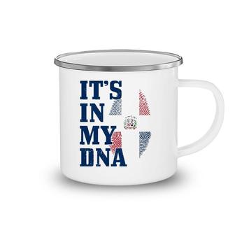 Dominican Republic It's In My Dna Dominican Flag Pride Camping Mug | Mazezy