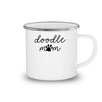 Doodle Mom Doodle Dog Mom Mama Valentine's Mother's Day Gifts Camping Mug | Mazezy