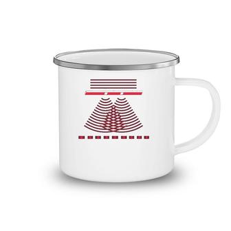 Double Slit Experiment Quantum Physics Lover Scientific Gift Camping Mug | Mazezy