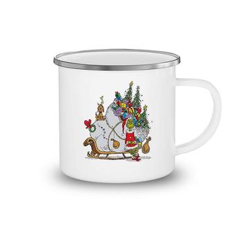 Dr Seuss Grinch Sleigh Camping Mug | Mazezy