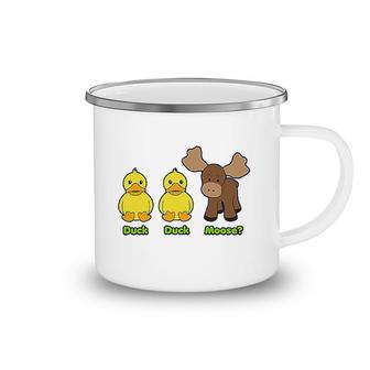 Duck Duck Moose Kawaii Animal Lover Camping Mug | Mazezy
