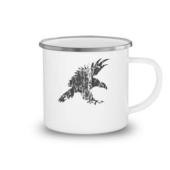 Eagle Vintage Design - Eagle Print Camping Mug | Mazezy