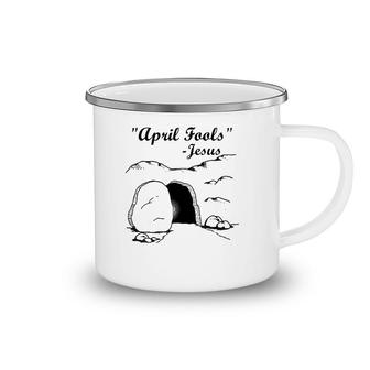 Easter April Fool's Day Jesus Funny Gift Camping Mug | Mazezy