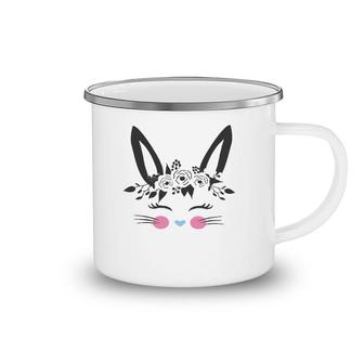 Easter Bunny Face For Her Teenage Girl Teen Daughter Camping Mug | Mazezy