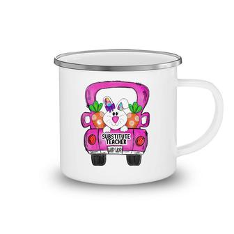 Easter Bunny Truck Substitute Teacher Squad Camping Mug | Mazezy
