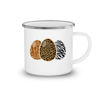 Easter Leopard Eggs Camping Mug | Mazezy