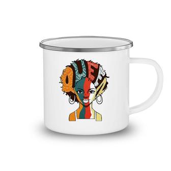 Educated Black Woman Black Woman T For African American Camping Mug | Mazezy