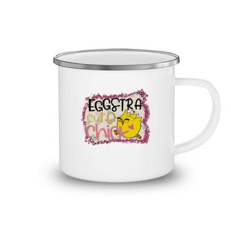 Eggstra Cute Chick Easter Day Happy Easter Day Camping Mug - Seseable