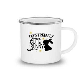 Eggstremely Cute Bunny Hispter Bunny Easter Day Happy Easter Day Camping Mug - Seseable