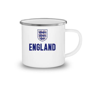England Soccer Jersey 2020 2021 Euros Football Team Retro Camping Mug | Mazezy