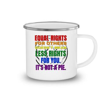 Equal Rights Lgbt Camping Mug | Mazezy