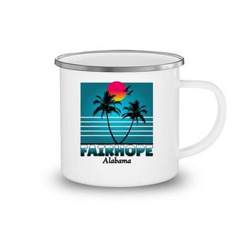Fairhope Alabama Holiday Retro Vintage Gift Camping Mug | Mazezy