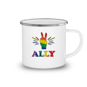 Family Of Gays Lgbt Friends Of Gays Camping Mug | Mazezy