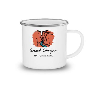 Family Vacation Design - Retro Grand Canyon National Park Camping Mug | Mazezy