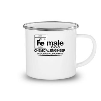 Female Chemical Engineer The Original Iron Camping Mug | Mazezy