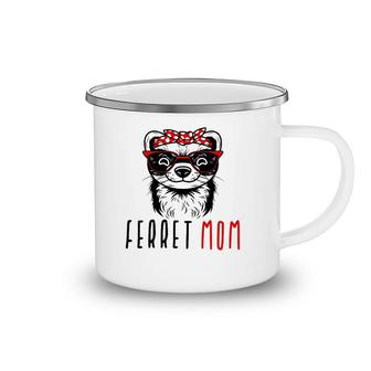 Ferret Mom Funny Animal Lover Weasel Women Mother Mama Gifts Camping Mug | Mazezy